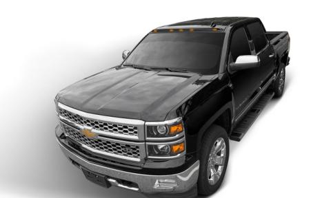 AeroCab Marker Light with five amber LED for 2014-2018 Chevrolet Silverado 1500/GMC Sierra 1500 Black AVS