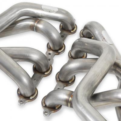 LS Swap Long Tube Headers Stainless GM 1St Gen F &amp; X-Body W, LS Motor Tube Size 1 7, 8 Collector Size 3 Inch Port Shape Round, 304 Stainless Steel Construction Hooker BlackHeart