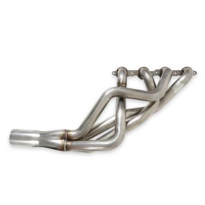 LS Swap Long Tube Headers Stainless GM 1St Gen F &amp; X-Body W, LS Motor Tube Size 1 7, 8 Collector Size 3 Inch Port Shape Round, 304 Stainless Steel Construction Hooker BlackHeart