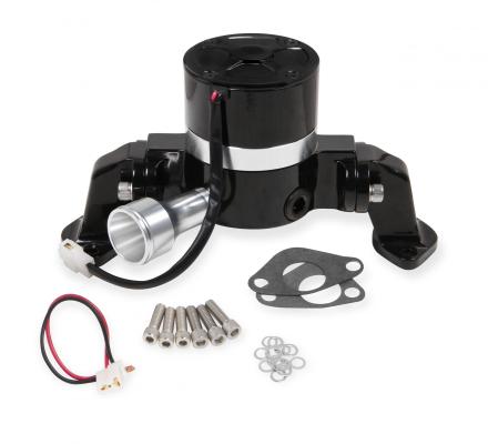 Electric Water Pump 35 GPM Black Fits 1965-2000 396-572 Big Block Chevrolet &amp; 1997-2015 LS Based Engines with Adapter Mr Gasket
