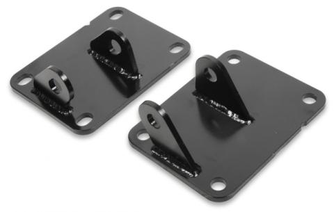 LS Engine Mount Brackets LS Swap Fits 1979-1993 Ford Mustang W, Team Z K-Member Tzm-Km-Swap4 1, 2 In. Drop Hooker BlackHeart