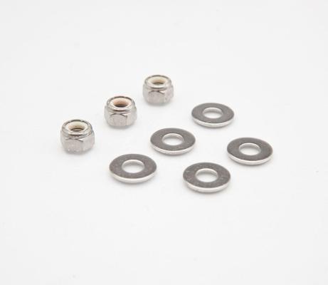 Stainless Steel Bolt Kit for Aluminum Lower Air Dam 55-57 Chevrolet w/Aluminum Core Support Be Cool Radiator