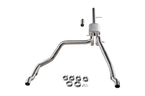 Signature Series Exhaust System Fits 2019-2026 (New Body) Silverado/Sierra 1500 Crew Cab/Double Cab Models With 5.3L And Factory Dual Tailpipes, 304 Stainless Steel Exhaust Flowmaster