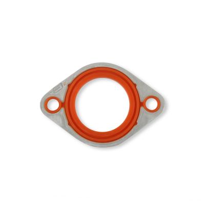 Thermostat Gasket Molded Rubber on Aluminum Carrier Fits 1955-2002 Chevrolet 262-400 Gen I Small Block and 1965-2000 Chevrolet 396-502 Big Block, 1979-1992 Mopar 318/360 LA Small Block and 1992-2003 Mopar 3.9L/5.2L/5.9L Magnum Mr Gasket