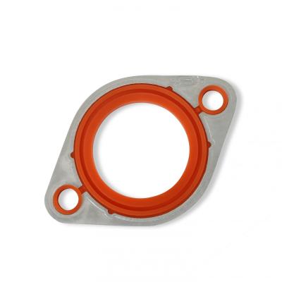 Thermostat Gasket Molded Rubber on Aluminum Carrier Fits 1955-2002 Chevrolet 262-400 Gen I Small Block and 1965-2000 Chevrolet 396-502 Big Block, 1979-1992 Mopar 318/360 LA Small Block and 1992-2003 Mopar 3.9L/5.2L/5.9L Magnum Mr Gasket
