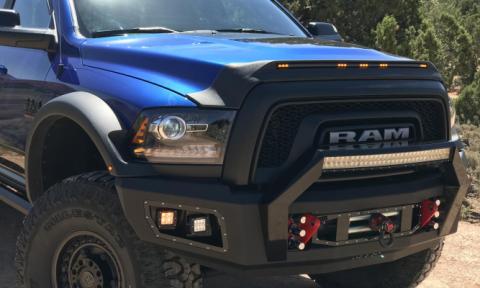 Aeroskin LightShield Hood Shield for 2015-2022 Chevrolet Colorado Black AVS
