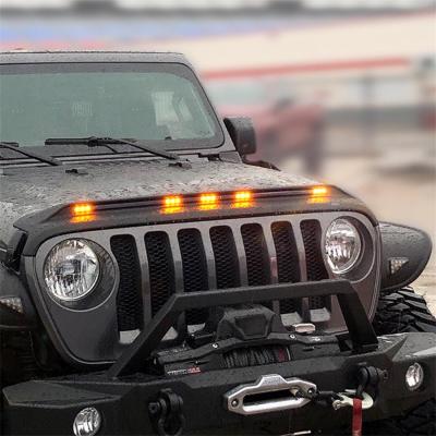 Aeroskin LightShield Hood Shield for 2018-2026 Jeep Wrangler and More Door Black AVS
