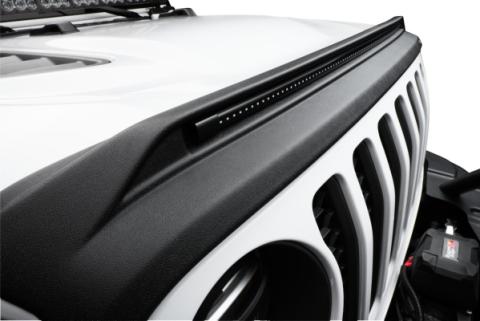 Aeroskin LightShield Hood Shield for 2018-2026 Jeep Wrangler and More Door Black AVS