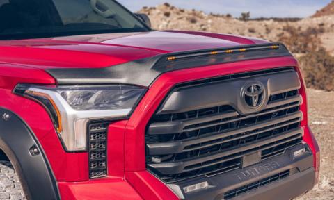 Aeroskin LightShield Hood Shield for 2022-2026 Toyota Tundra/Sequoia Black AVS