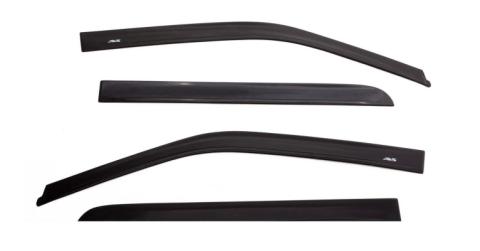 Ventvisor Deflector for 2014-2025 Chevrolet Silverado 1500 and More Matte Black Low Profile Outside Mount 4 Piece AVS