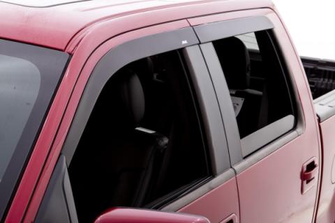 Ventvisor Deflector for 2015-2025 Ford F-150 and More Matte Black Low Profile Outside Mount 4 Piece AVS