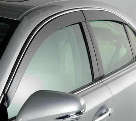 Ventvisor Deflector for 2017-2020 Honda Cr-V Smoke w/Chrome Trim Low Profile 4 Piece AVS