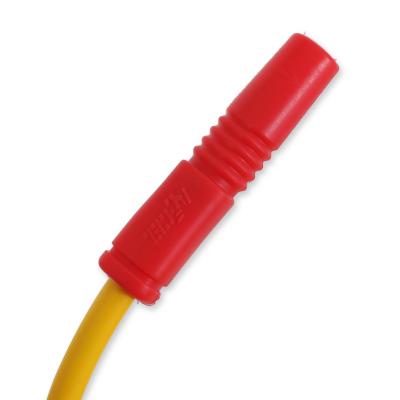 Spark Plug Wire Set- 8.8Mm-Spiral Suppression- Universal Vari-Angle Boots-Yellow 8033, Spark Plug Wires, 8.8Mm, Spiral Core, Yellow, Set ACCEL