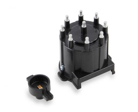 Distributor Cap &amp; Rotor Kit Hei Style Black The 8139 Distributor Cap And Rotor Kit Fits GM Computer Controlled Hei Style Distributors ACCEL