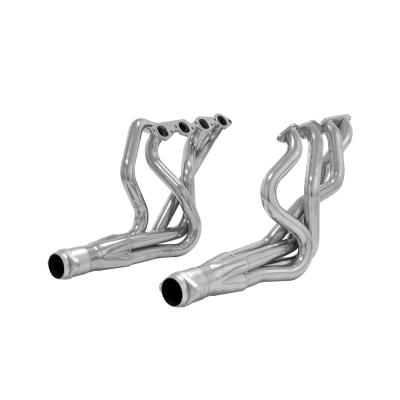 Scavenger Series Elite Header Fits 1967-1969 Camaro 396-502 BB Engine, V8, Long Tube Headers, 2 Inch Primary 3-1/2 Inch Ball-Flange Collector 16 Gauge Tubing 3/8 Inch Flange Silver Ceramic Coating 409S Stainless Steel Flowmaster