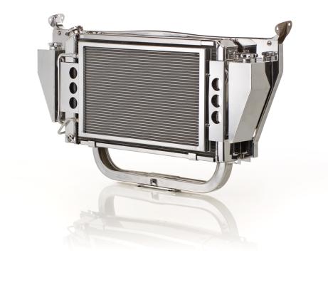 57 Chevrolet Extreme Modules With Core Support and Air Conditioning for SBC/BBC 1000 Horsepower Module Standard Be Cool Radiator