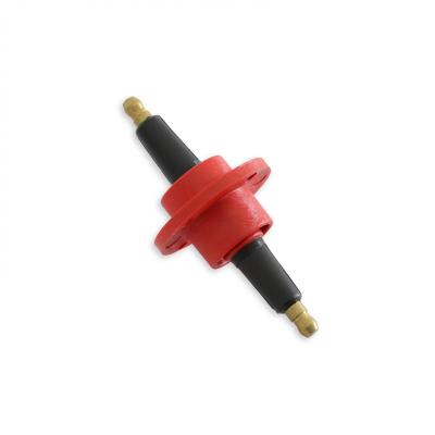 MSD Firewall Feed Thru, Red The Firewall Feed-Thru Provides 1/2 Inch Of Insulation To Ensure That The Coil Spark Reaches The Distributor MSD Ignition
