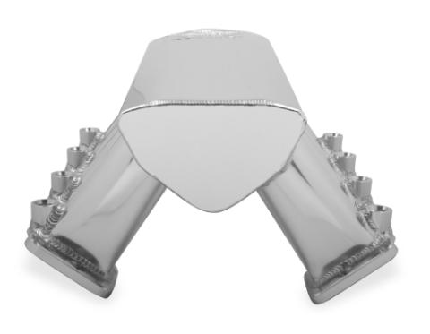 Sheet Metal Fabricated Intake Manifold GM Ls3/L92 Hi-Ram Sheet Metal Fabricated Sheet Metal Intake Manifold Ls3/L92 102Mm Throttle Body Opening + Fuel Rail Kit Silver With Logo Sniper EFI
