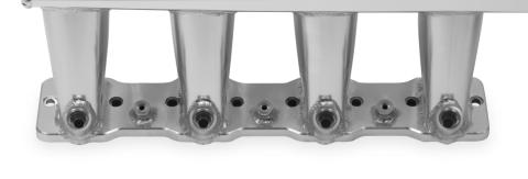 Sheet Metal Fabricated Intake Manifold GM Ls3/L92 Hi-Ram Sheet Metal Fabricated Sheet Metal Intake Manifold Ls3/L92 102Mm Throttle Body Opening + Fuel Rail Kit Silver With Logo Sniper EFI