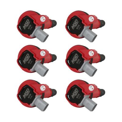 MSD Ignition Coil Ford Ecoboost 3.5L V6 2-Pin Connector Red 2010-2013 Ford Ecoboost 3.5L V6 2-Pin Connector MSD Ignition
