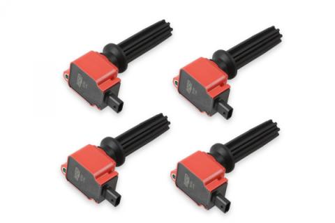 MSD Ignition Coil Ford Ecoboost 2.0L/2.3L L4 Red 4-Pack 2012-2019 Ford Ecoboost 2.0L/2.3L MSD Ignition