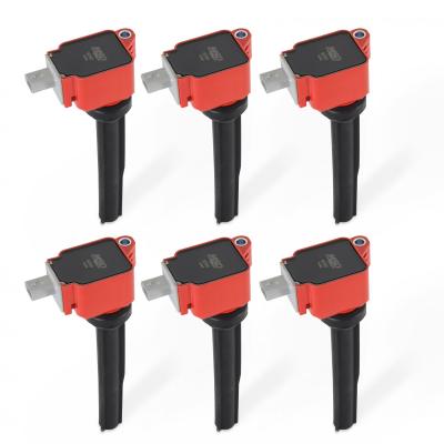 MSD Ignition Coil Ford Ecoboost 2.7L V6 Red 6-Pack 2015-2017 Ford Ecoboost 2.7L V6 MSD Ignition