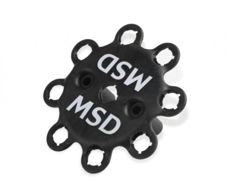 MSD Black Distributor, Ford, 351C-460, Ready-To-Run, Steel Gear MSD'S Black Distributor With Small Diameter Cap And Ready To Run W/Vacuum Advance And Steel Gear, No Ignition Box Needed MSD Ignition