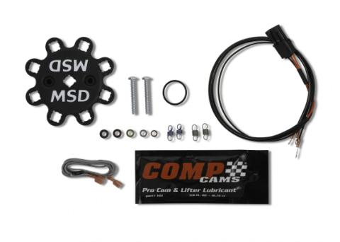 Ford 351C-460 Ready-To-Run Marine Distributor-Black Ready-To-Run Distributors Include A Built-In Ignition Module. No MSD Ignition Control Required, Black Anodized Finish MSD Ignition