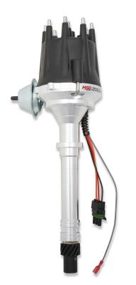 Chevy V8 W/Internal Module Distributor And Black Cap Ready-To-Run Distributors Include A Built-In Ignition Module So No MSD Ignition Control Required And Supplied With Black Cap MSD Ignition