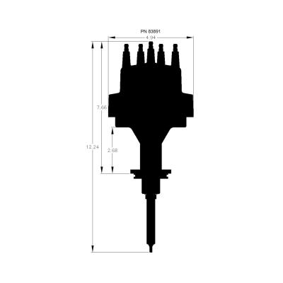 Chrysler 392 Hemi Pro-Billet Distributor Precision Timing And Control For Your Vintage 392 Hemi. Must Be Used With An MSD 6, 7 Or 8-Series Ignition MSD Ignition
