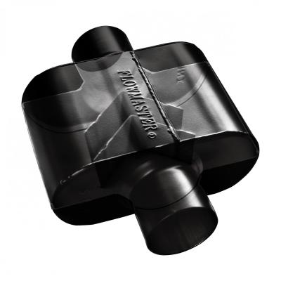 Super 10 Series Chambered Muffler Super 10 Series Stainless Steel 3.00 Center In 2.50 Dual Out Aggressive Sound Flowmaster