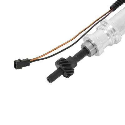 Ford 289/302 Street Pro-Billet W/Steel Gear Small Diameter Distributor For 289/302 Engines, Includes Steel Gear And Vacuum Advance. Must Be Used With An MSD 6, 7 Or 8-Series Ignition MSD Ignition