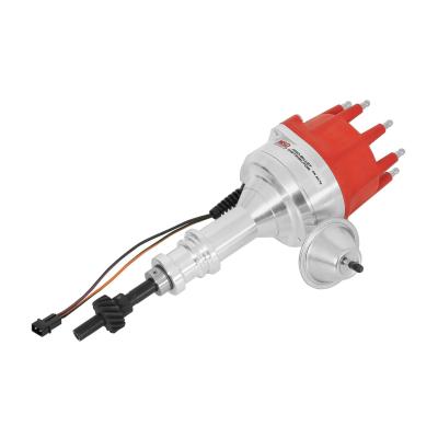 Ford 289/302 Street Pro-Billet Small Diameter Distributor For 289/302 Engines, Includes Iron Gear And Vacuum Advance. Must Be Used With An MSD 6, 7 Or 8-Series Ignition MSD Ignition