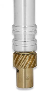 Chevy Crank Trigger Distributor With Black Crab Cap Low-Profile, Black Crab Cap Racing Distributor MSD Ignition