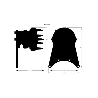 MSD Front Drive Distributor With Adjustable Cam Sync Small Block Chevy Front Drive Distributor With Adjustable Hall-Effect Cam Sync Sensor Ideal For Triggering EFI Systems MSD Ignition