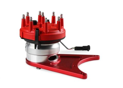 MSD Front Drive Distributor With Adjustable Cam Sync Big Block Chevy Front Drive Distributor With Adjustable Hall-Effect Cam Sync Sensor Ideal For Triggering EFI Systems MSD Ignition