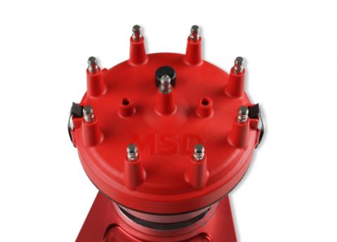MSD Front Drive Distributor With Adjustable Cam Sync Big Block Chevy Front Drive Distributor With Adjustable Hall-Effect Cam Sync Sensor Ideal For Triggering EFI Systems MSD Ignition