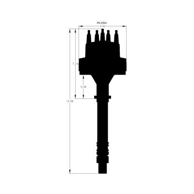 Chevy V8 Marine Certified Distributor Marine Ul-Certified MSD Ignition