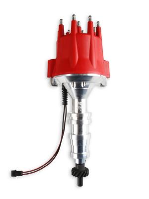 MSD Distributor Ford Fe, Steel Gear MSD'S Pro-Billet Distributor W/Red Cap And Steel Gear, Requires The Use Of MSD 6, 7, 8 Series Ignition MSD Ignition