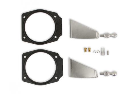 Throttle Linkage Kit Dual Plenum Intake GM Ls Engines Fabricated Dual Plenum Intake Manifold Throttle Linkage Kit 102Mm Throttle Body Opening For GM Ls Engines Black Finish Sniper EFI