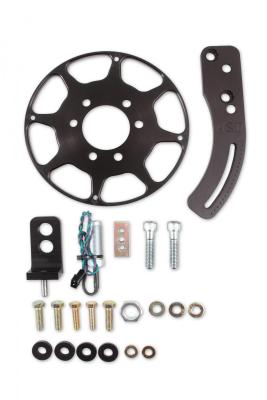 MSD Crank Trigger Wheel Kit Flying Magnet Bbc 8 In. Big Block Chevy Use With MSD 6/7/8 Series Ignition Black MSD Ignition