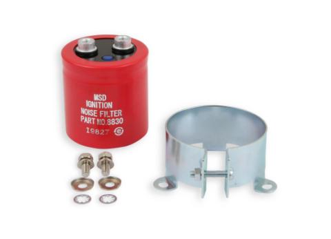 MSD Noise Capacitor, 26 Kufd Filters Away Emi That Is Caused By MSD Power Cables And Prevents Damage From Voltage And Current Surges MSD Ignition