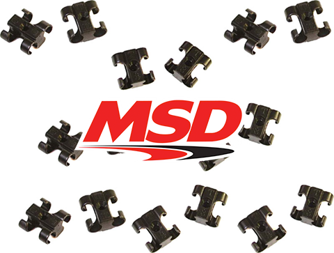 MSD Dual Plug Wire Separators, Set Of 16, For 8-8.5Mm Wires Tidy Up Your Engine Bay With MSD Dual Plug Wire Separators MSD Ignition