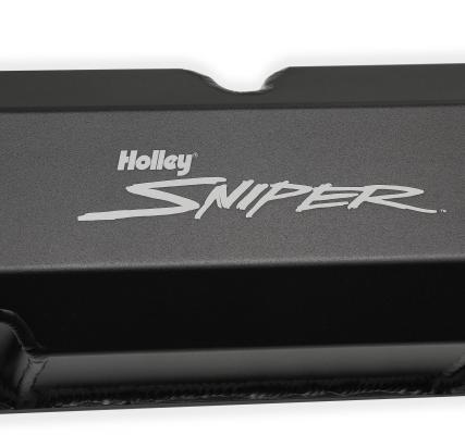 Valve Cover Fabricated Aluminum Ford Fe Tall Black Finish 1958-1976 Ford Fe 332-428 Cubic Inch Short Bolt Sniper EFI