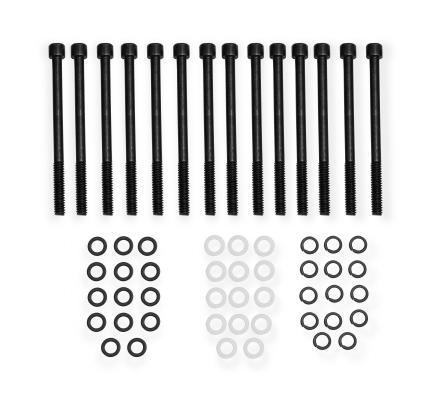 Valve Cover Fabricated Aluminum Bbc Black 1965-2000 Chevrolet Big Block 396-454 1/4 Inch Thick Billet Rail Sniper EFI