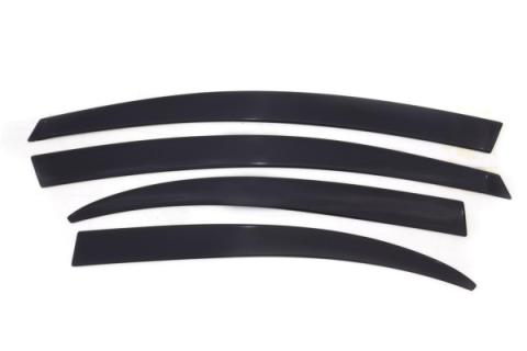 Ventvisor Deflector for 2006-2011 Honda Civic and More Sedan Smoke Low Profile Outside Mount 4 Piece AVS