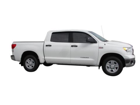 Ventvisor Deflector for 2007-2021 Toyota Tundra CrewMax Cab Pickup Smoke Low Profile Outside Mount 4 Piece AVS
