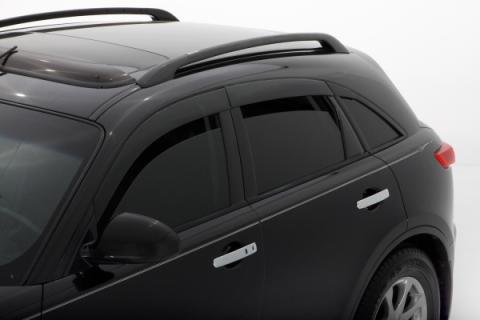 Ventvisor Deflector for 2008-2011 Subaru Impreza 2.5i and More Smoke Low Profile Outside Mount 6 pc. AVS