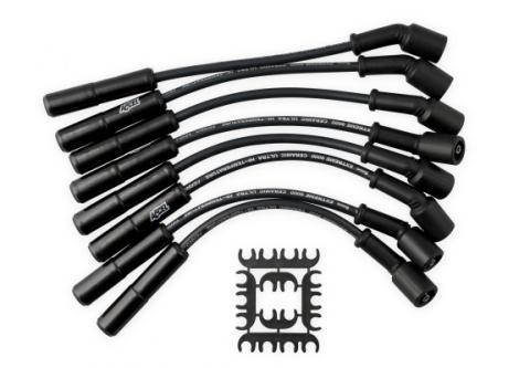 Spark Plug Wire Set Extreme 9000 Black Ceramic Boot GM 4.8/5.3/6.0/6.2L This Custom-Fit Black Extreme Heat Ceramic Boot Wire Sets Fit GM 4.8/5.3/6.0/6.2L Ls. 1997-2015 ACCEL