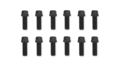 Header Bolts -3/8-16 x 1 Inch Hex Head Black Oxide Fits AMC 290-401, Chevrolet Small Block 262-400, Chrysler 383-440 except Hemi, Pontiac 326-455, Oldsmobile 330-455 Mr Gasket